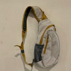 G4Free Gray and Tan Women's Sling Bag